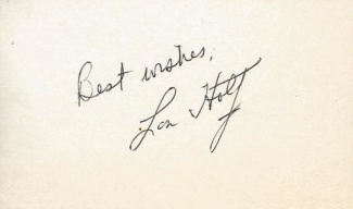 Autograph, Lou Holtz, Head Football Coach