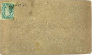 Stamped Confederate Cover Postmarked At Charlotte, N.c.