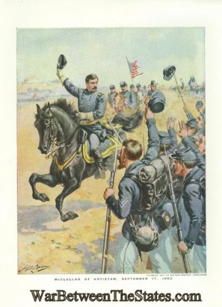 General George B. Mcclellan At Antietam