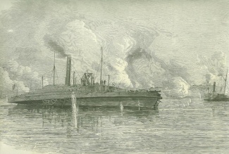 Capture Of The Federal Gunboats Clifton & Sachem
