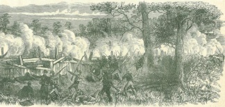 Confederate Attack On General John A. Logan's Corps