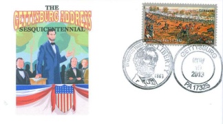 The Gettysburg Address Sesquicentennial Cover