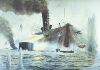 The Battle Of Civil War Ironclads; The Monitor Vs The Merrimac