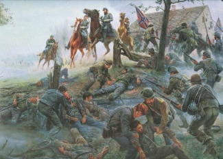 General Stonewall Jackson At The Battle Of Antietam