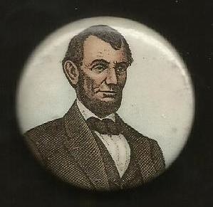 President Abraham Lincoln Celluloid Button