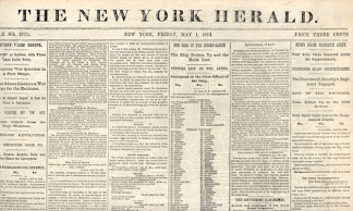 The New York Herald, May 1, 1863