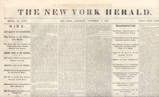 The New York Herald, November 11, 1865