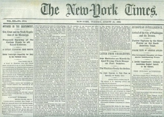The New York Times, August 18, 1863