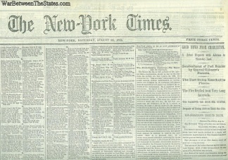 The New York Times, August 22, 1863