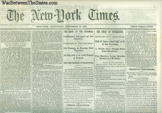 The New York Times, September 16, 1863