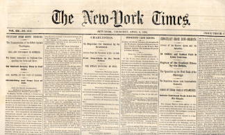 The New York Times, April 9, 1863