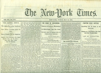 The New York Times, May 22, 1863