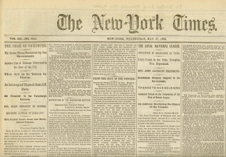 The New York Times, May 27, 1863