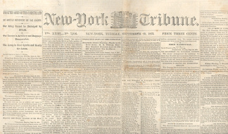 New York Daily Tribune, September 29, 1863